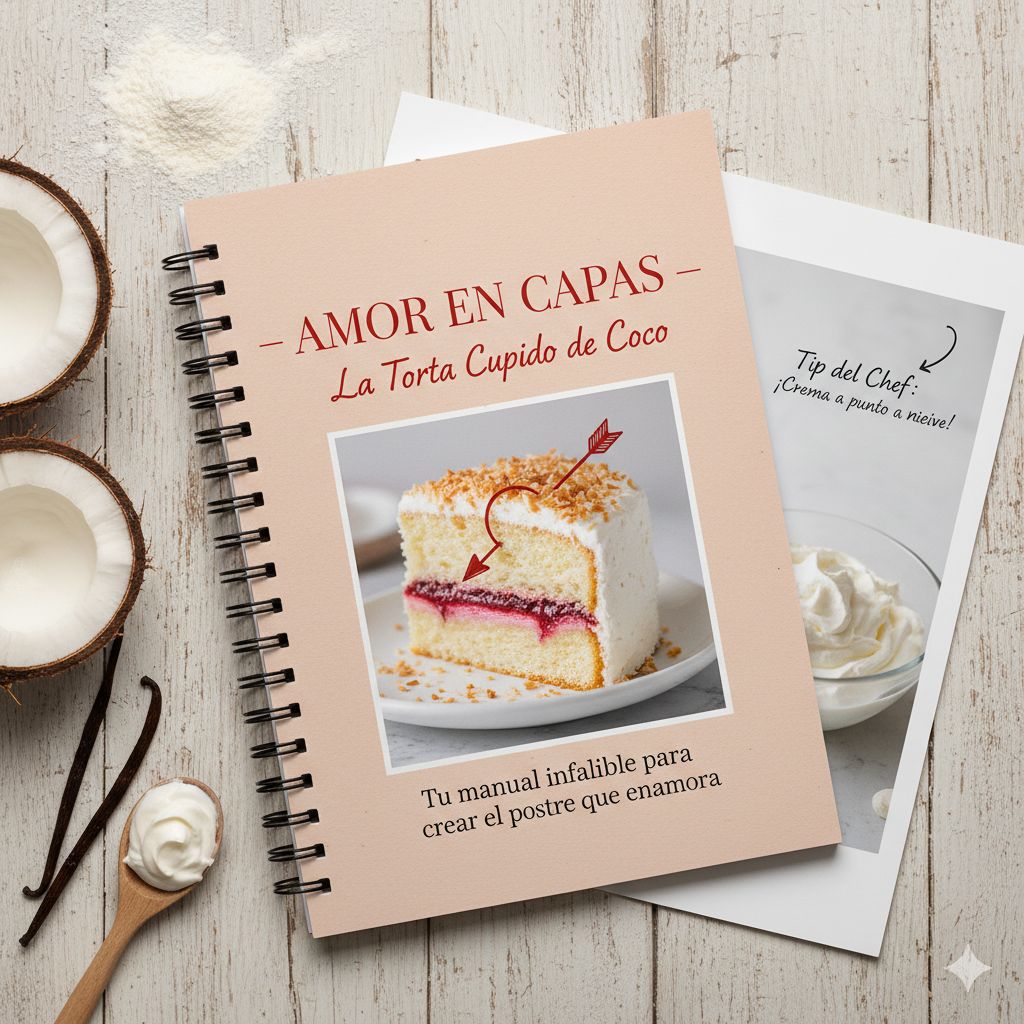 Amor en Capas – La Torta Cupido de Coco
