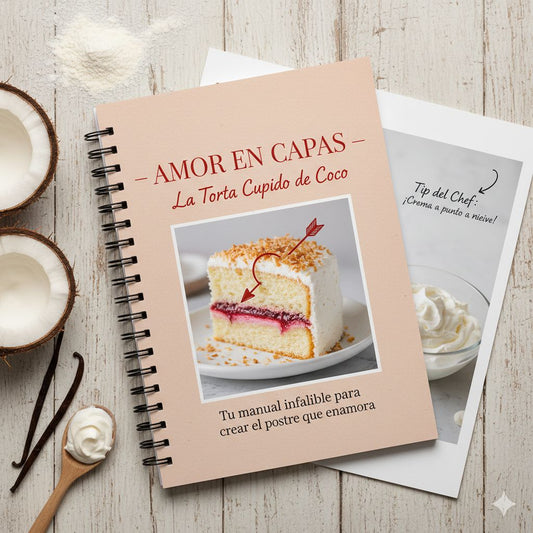Amor en Capas – La Torta Cupido de Coco